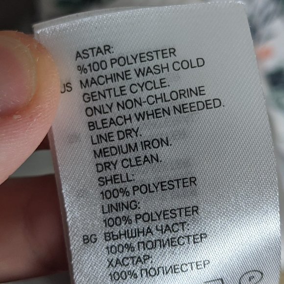 H&M Sleeveless Bird Open Back Dress Sz 10 - Picture 10 of 11